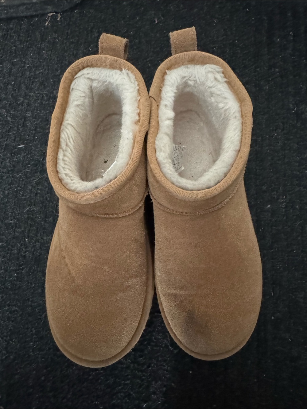 Women's Plush-Lined Ankle Winter Boots in Tan